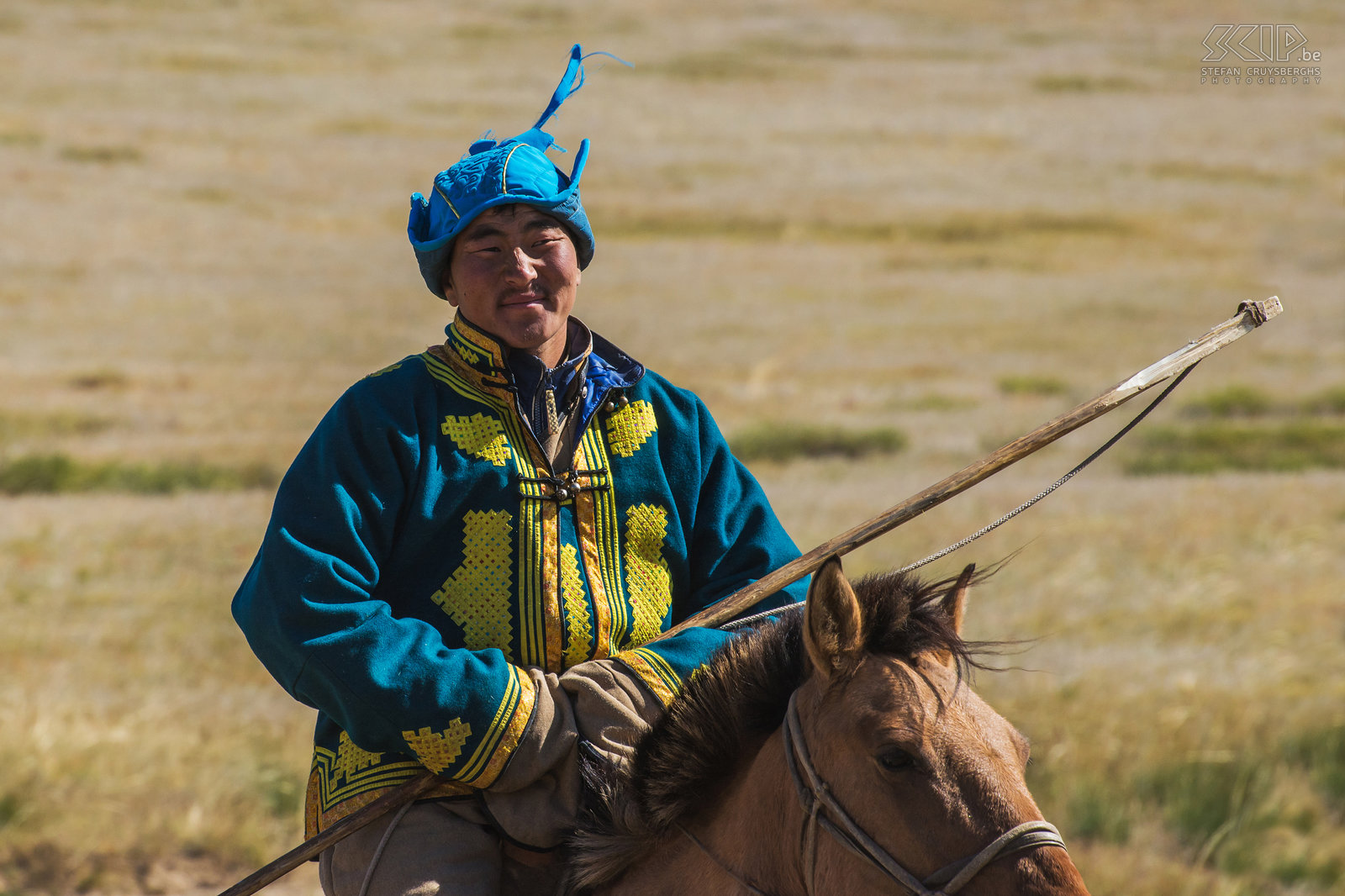 Hustai - Nomad Nomad with traditional Mongolian costume. Stefan Cruysberghs
